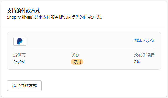 Shopify收款绑定PayPal, Stripe, 2checkout和COD的操作流程 Shopify-Payment-221101-1520251102_ -2