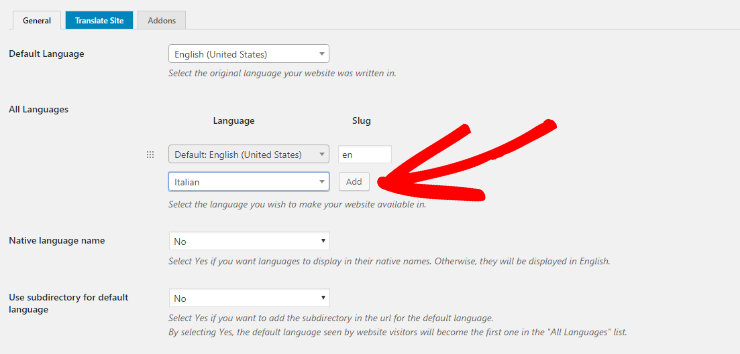 TranslatePress 评测：它是最好的翻译插件吗？ add-language20251119_ -5