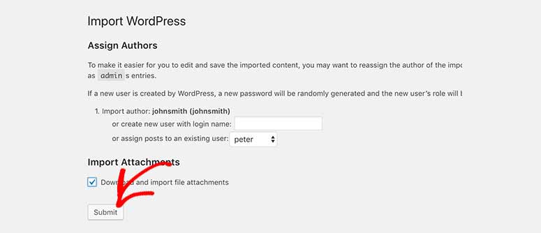 如何将您的网站从 Weebly 迁移到 WordPress assignauthors20251123_ -8