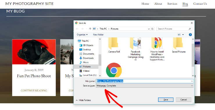 如何将 GoDaddy 网站构建器网站迁移到 WordPress backup-site-220251123_ -4