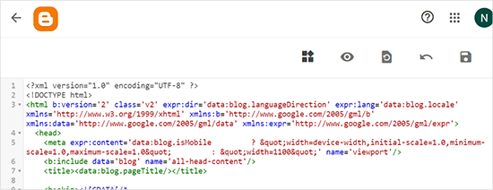如何在不损失谷歌排名的情况下从 Blogger 切换到 WordPress blogger-theme-editor20251108_ -12