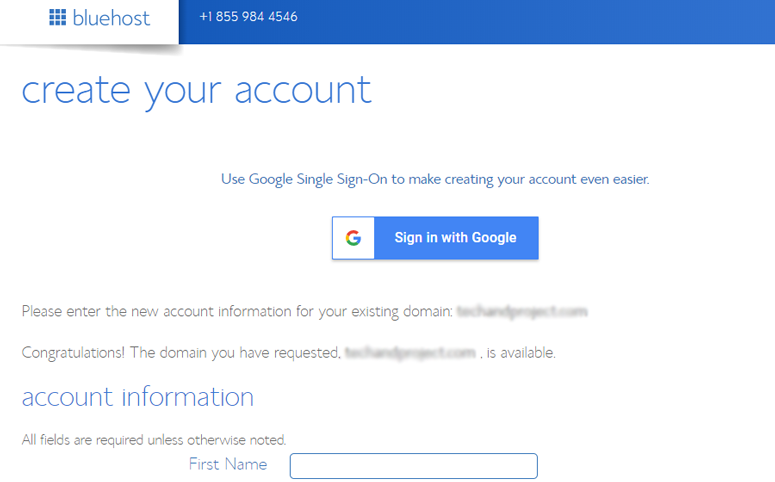 快速搭建 WordPress 网站（5 个简单步骤）如何从零开始制作网站 bluehost-account-creation20251123_ -16