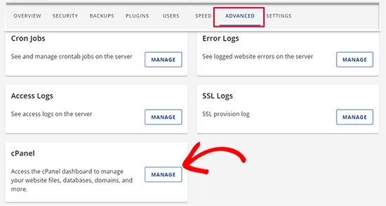 如何轻松将 WordPress 迁移到新域名（而不损失 SEO） bluehost-advanced-cpanel-55020251108_ -6