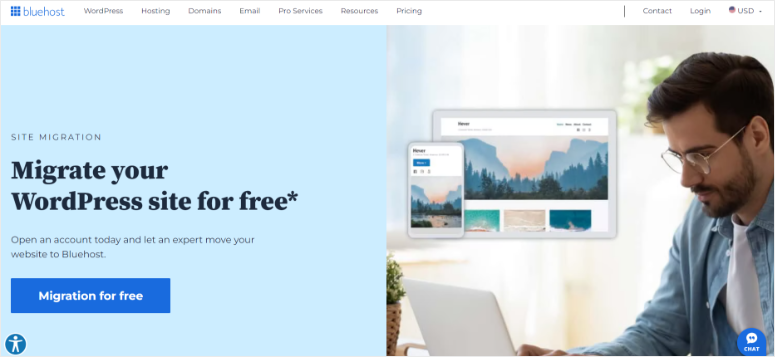 8 款 WordPress 迁移插件（对比评测） bluehost-migration-plugin20251120_ -12