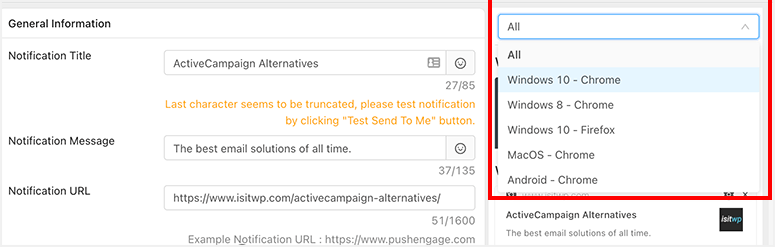 PushEngage 评测：如何发送网页推送通知？【2025 年】 browserpreview20251119_ -4