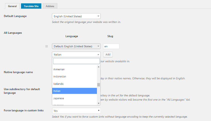 TranslatePress 评测：它是最好的翻译插件吗？ choose-language20251119_ -4