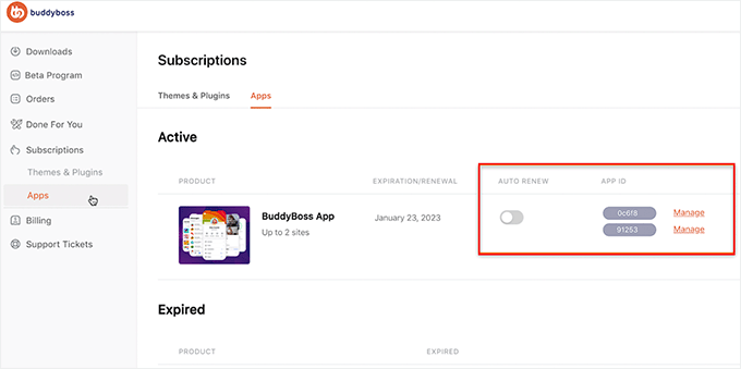 WordPress网站转换成了移动应用——以下是我学到的经验 click-manage-button-next-to-buddyboss-app-120251114_ -5