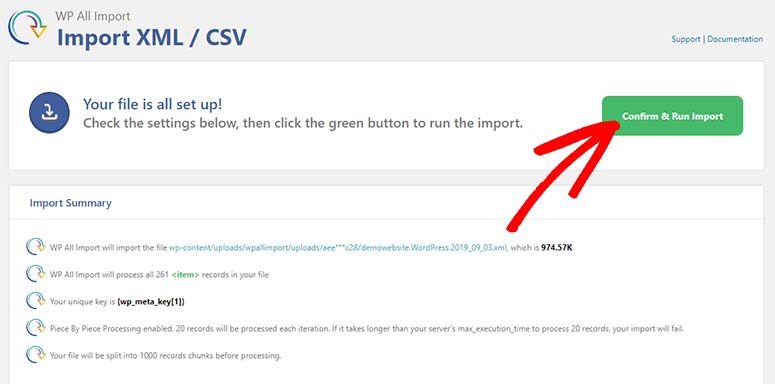 如何从任何CMS或网站迁移到WordPress（分步指南） confirmimport20251123_ -17