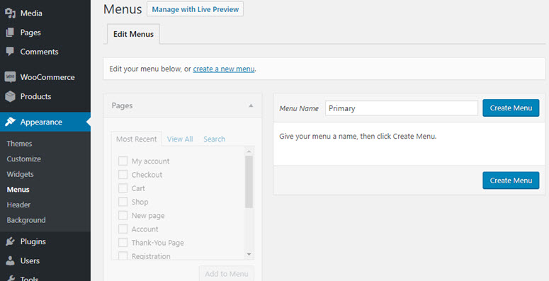 快速搭建 WordPress 网站（5 个简单步骤）如何从零开始制作网站 create-menu-in-WordPress-120251123_ -29