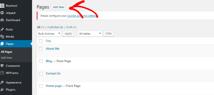 如何将 GoDaddy 网站构建器网站迁移到 WordPress create-wordpress-page20251123_ -15