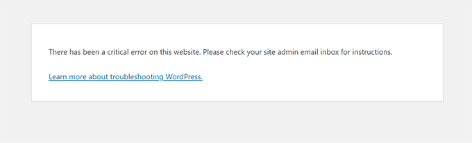 63 个最常见的 WordPress 错误及解决方法 critical-error-wordpress20251114_ -58