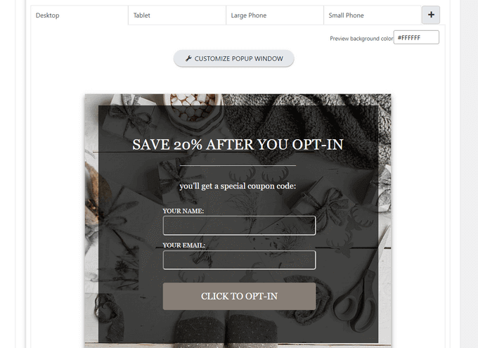 2025 年 5 款最佳 WordPress 弹出窗口插件（性能对比） customize-popup-popupally20251107_ -15