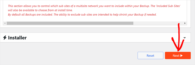 如何备份 WordPress 多站点（使用插件和不使用插件） duplicator-installer-next20251120_ -24