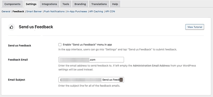 WordPress网站转换成了移动应用——以下是我学到的经验 enable-send-us-feedback-app-menu-in-buddyboss-app20251114_ -46