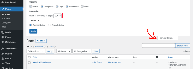 如何正确地从 Wix 切换到 WordPress（分步指南） externalimagesscreenoptions20251108_ -15