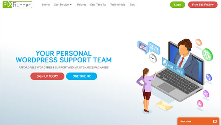8 款最佳 WordPress 维护服务及方案（对比评测） fixrunner20251119_ -3