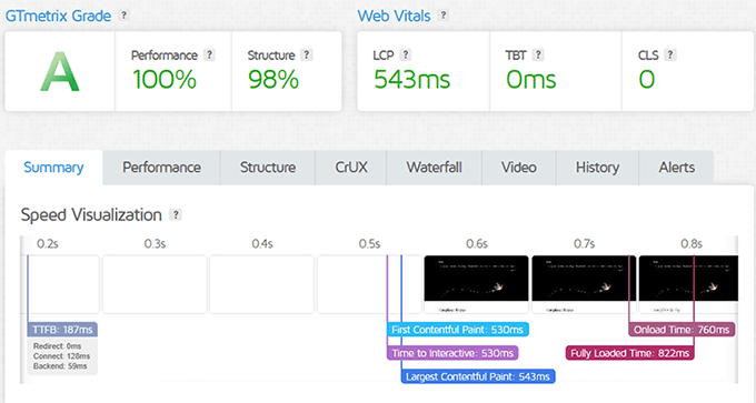 2025 年最佳 WooCommerce 主机：12 款已测试，6 款推荐 hostarmada-speed-test20251108_ -65