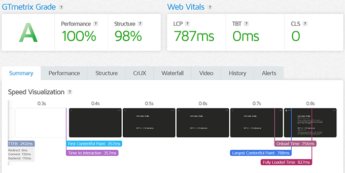2025 年最佳 WooCommerce 主机：12 款已测试，6 款推荐 hosting-com-page-speed-test20251108_ -45