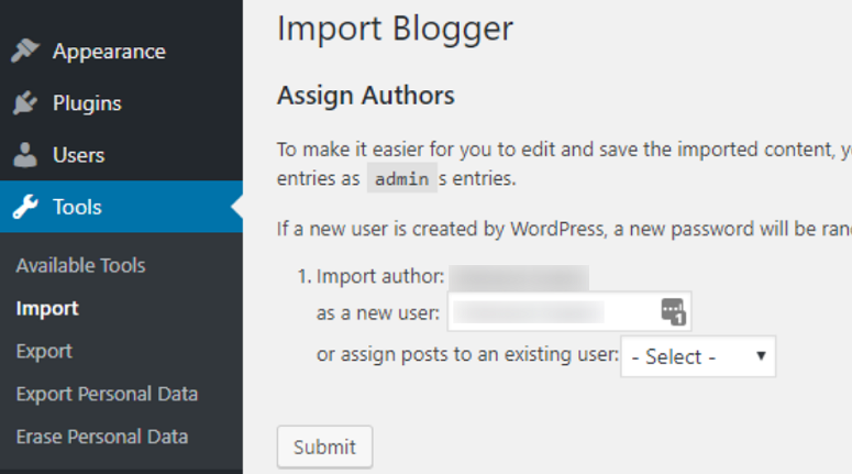 如何从 Blogger 迁移到 WordPress（无需停机） import-blogger20251123_ -17