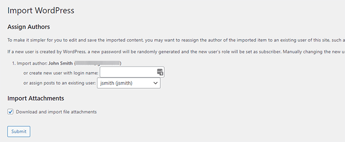 如何正确地从 Squarespace 迁移到 WordPress import-settings20251108_ -9