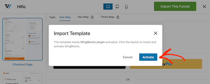 如何在 WordPress 的结账页面添加信任徽章（并提升销量） install-slingblocks-plugin20251109_ -28
