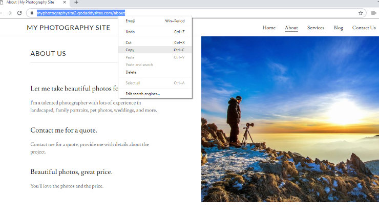 如何将 GoDaddy 网站构建器网站迁移到 WordPress link-structure20251123_ -6