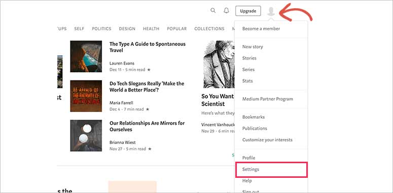 如何从 Medium 迁移到 WordPress（零停机时间！） mediumsettings20251123_ -5