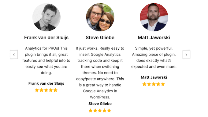 我的 WordPress 转化率优化终极指南 monsterinsights-customer-testimonials-20251109_ -16