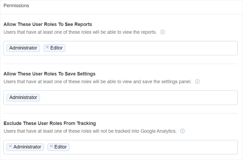 MonsterInsights 2025 年评测：它是最好的 Google Analytics 插件吗？ monsterinsights-permissions20251118_ -18