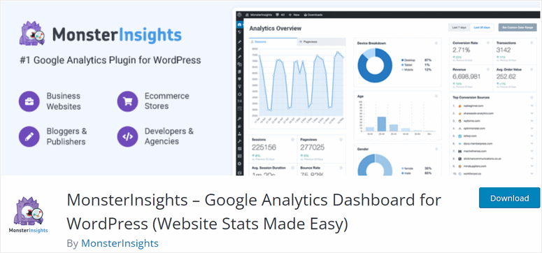 MonsterInsights 2025 年评测：它是最好的 Google Analytics 插件吗？ monsterinsights20251118_-1 -3