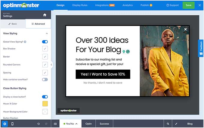 2025 年 5 款最佳 WordPress 弹出窗口插件（性能对比） ompopup20251107_ -4