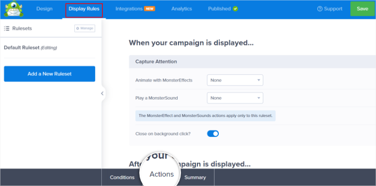 OptinMonster评测：如何提高潜在客户数量、转化率和品牌知名度？ optinmonster-actions20251118_ -5