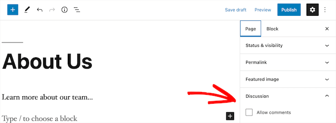 WordPress中的文章和页面有什么区别？ page-editor-comments20251114_ -7