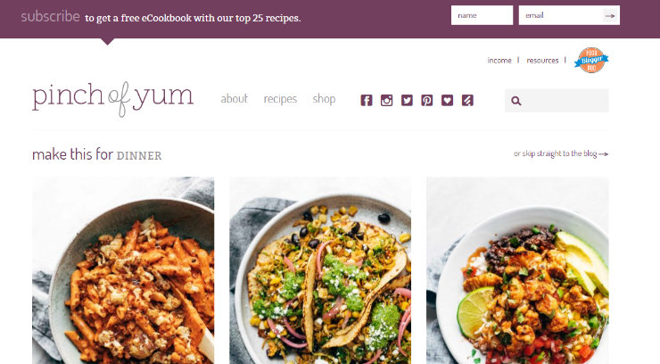 快速搭建 WordPress 网站（5 个简单步骤）如何从零开始制作网站 pinch-of-yum20251123_ -3