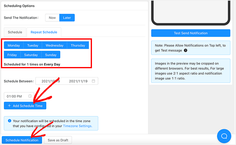 PushEngage 评测：如何发送网页推送通知？【2025 年】 repeatschedule20251119_ -15