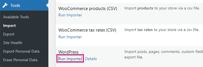 如何正确地从 Squarespace 迁移到 WordPress runimporter-120251108_ -7