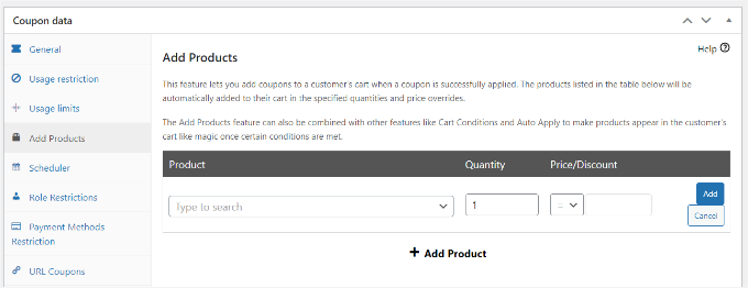 如何在 WooCommerce 中提升产品销售额（5 种简单方法） searching-for-your-product-to-add-for-coupon-code20251114_ -29