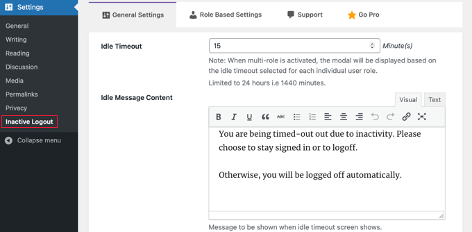 终极 WordPress 安全指南——循序渐进 (2025) security-inactive-logout20251108_ -21