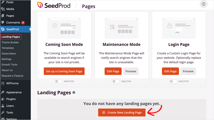 如何在 WordPress 中创建感谢页面 seedprod-pricingtable-landingpage20251114_ -3