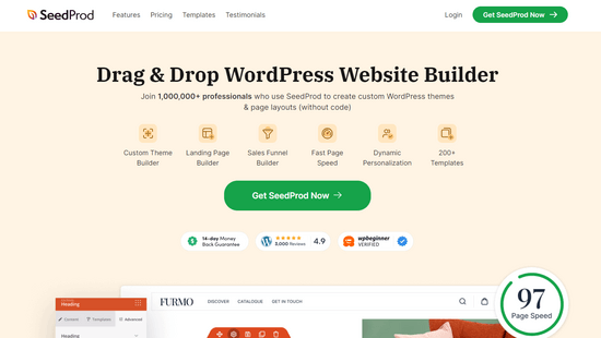 14 款最佳 WooCommerce 销售漏斗插件，助您提升转化率 seedprod-small20251114_ -2