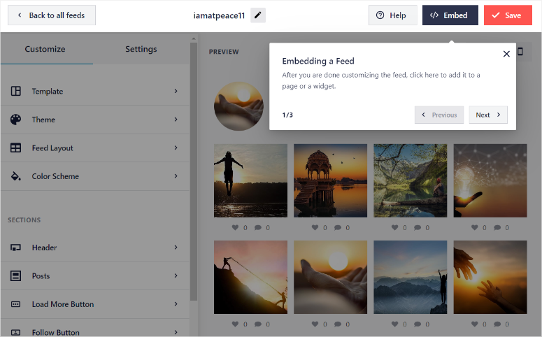 Smash Balloon 评测：这是最好的社交媒体信息流插件吗？ smash-balloon-builder-walk-through20251120_ -14