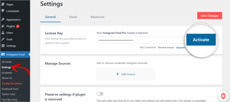 Smash Balloon 评测：这是最好的社交媒体信息流插件吗？ smash-balloon-insgragm-feed-activation20251120_ -5