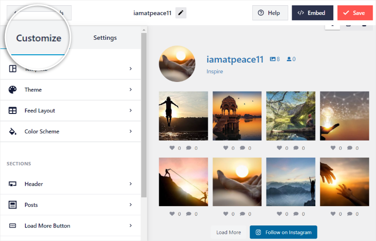 Smash Balloon 评测：这是最好的社交媒体信息流插件吗？ smash-balloon-instagram-feed-live-feed-editor20251120_ -15