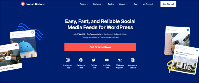 Smash Balloon 评测：这是最好的社交媒体信息流插件吗？ smashballoon-homepage-120251120_ -2