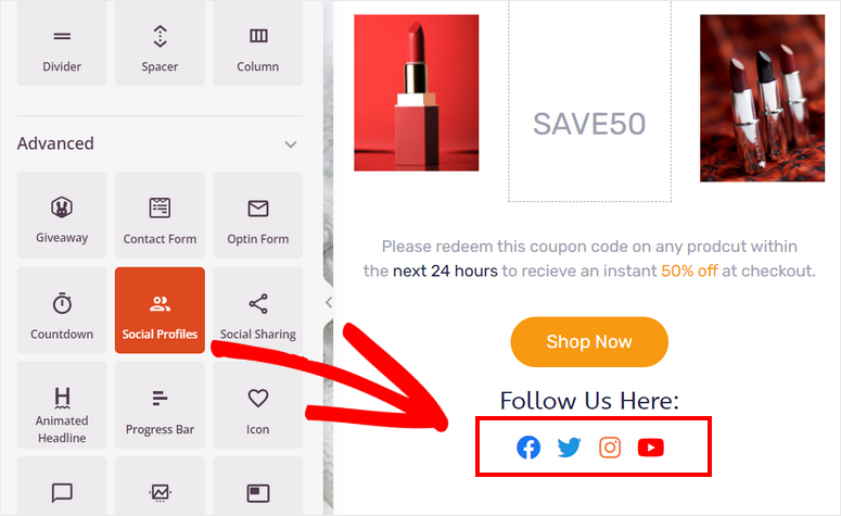 SeedProd 评测——这款网站建设工具真的好用吗？【2025 年】 social-media-buttons-thank-you-page20251118_ -20