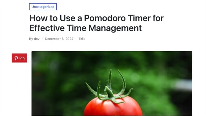 如何在 WordPress 中添加社交分享按钮（4 种简单方法） socialshare-novashare-pinterest-example20251114_ -23