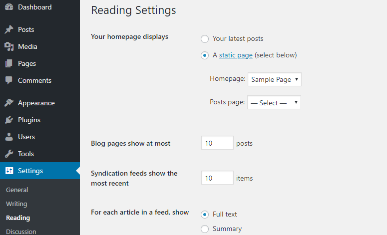 快速搭建 WordPress 网站（5 个简单步骤）如何从零开始制作网站 static-homepage20251123_ -28