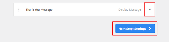 如何在 WordPress 中创建调查问卷（使用 Beautiful Reports） thank-you-message-userfeedback20251114_ -38