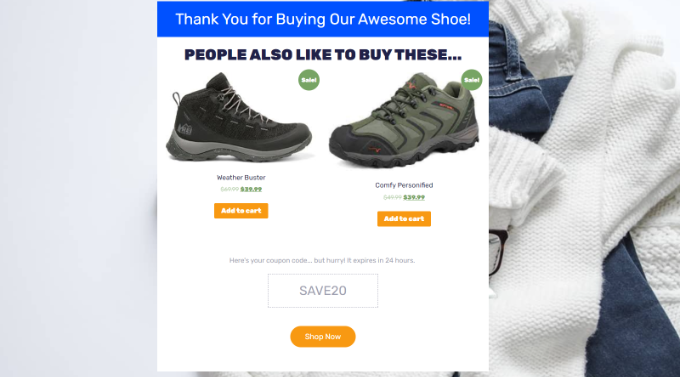 如何在 WooCommerce 中提升产品销售额（5 种简单方法） thank-you-page-preview20251114_ -23