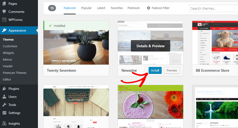 快速搭建 WordPress 网站（5 个简单步骤）如何从零开始制作网站 theme-install20251123_ -26